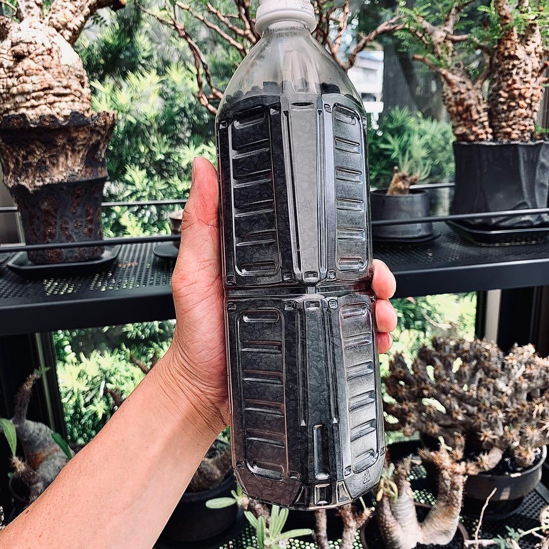 10kg 化粧石 砂 マルチング デコジャリ ブラック アガベ 化粧砂 土