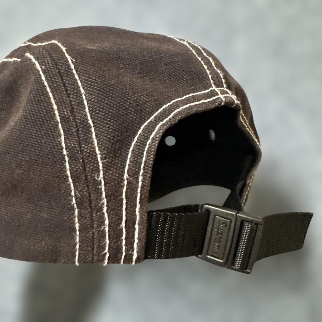 Supreme ステッチデザインキャップ