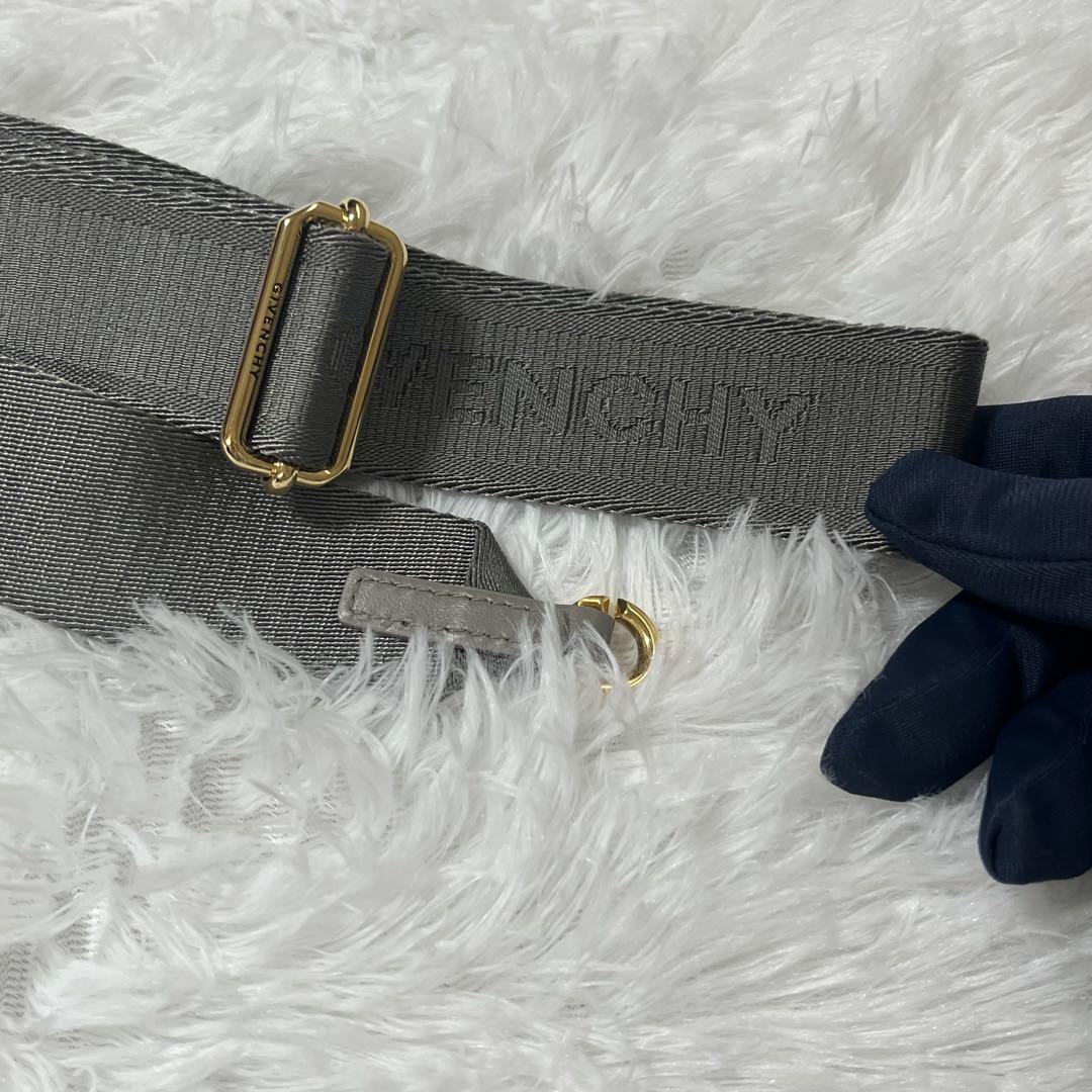 極美品 GIVENCHY ミニトートバッグ ショルダーバッグ グレー×ピンク