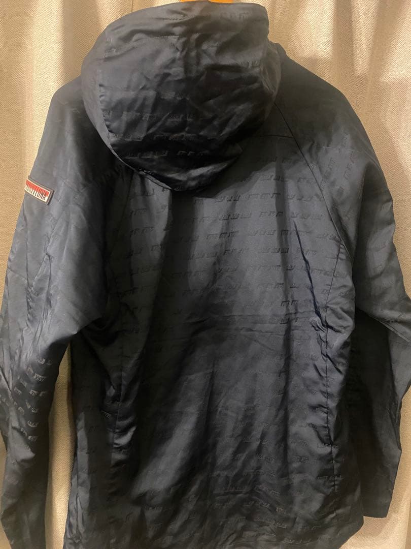 マークアンドロナ　ジャケット　ブルゾン　黒　L総柄