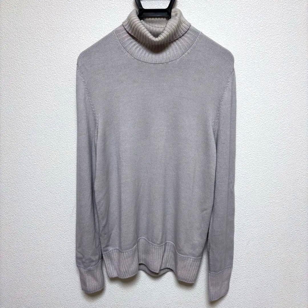 美品★Drumohr ドルモア グレー タートルニット　size50