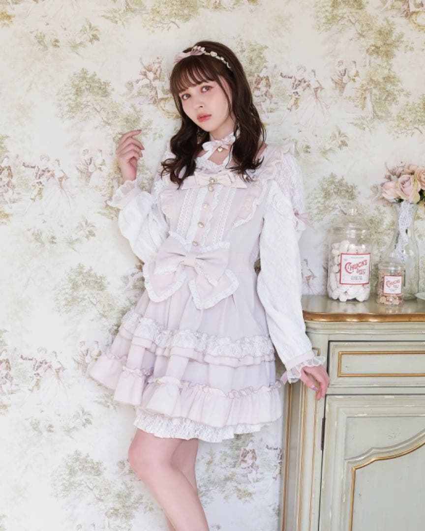 LIZ LISA ティアラリボンティアードワンピース