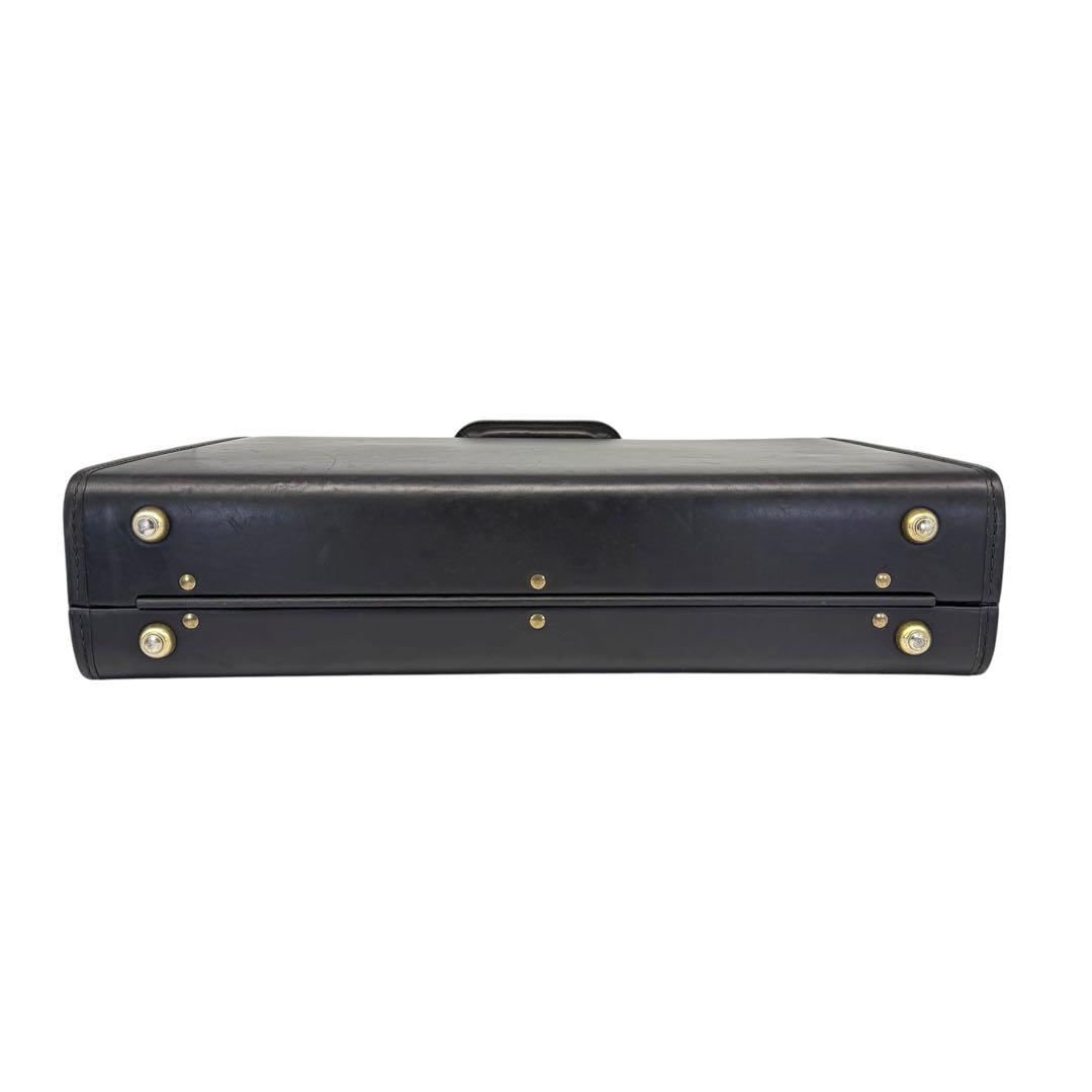 美品 OLD COACH アタッシュケース ダイヤルロック レザー ブラック