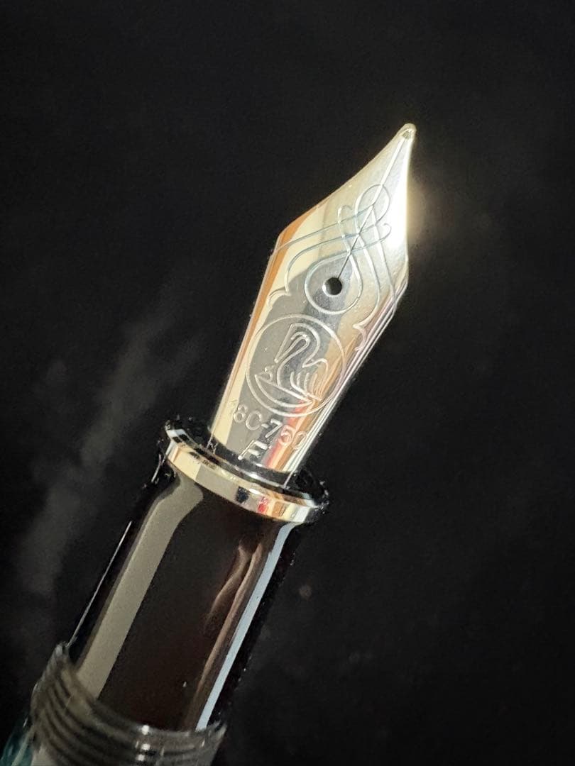 ペリカン スーベレーン M805 オーシャンスワール ペン先F