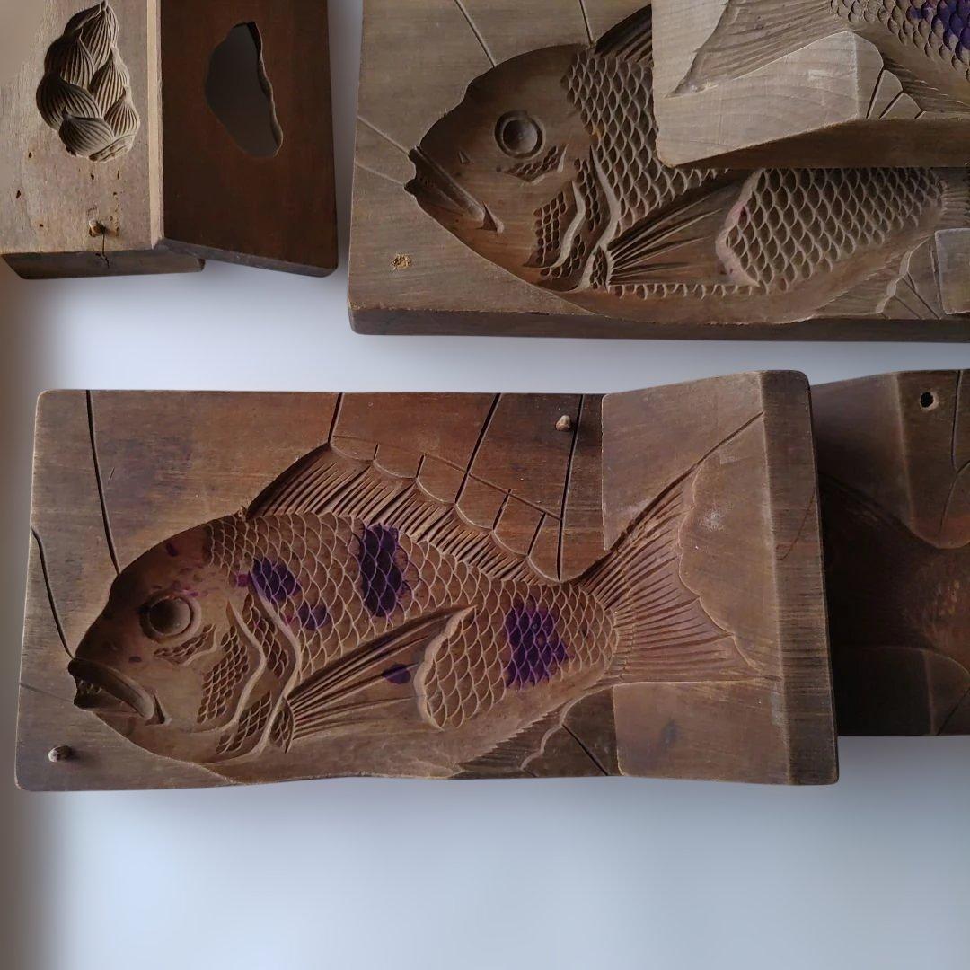 和菓子製作 木製型セット