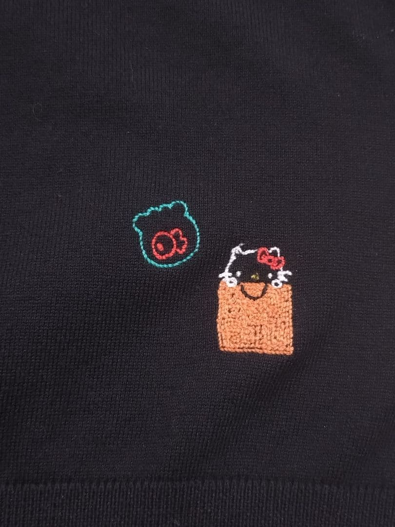 HELLO KITTY×UNITED ARROWSエンブロイダリーカーディガン