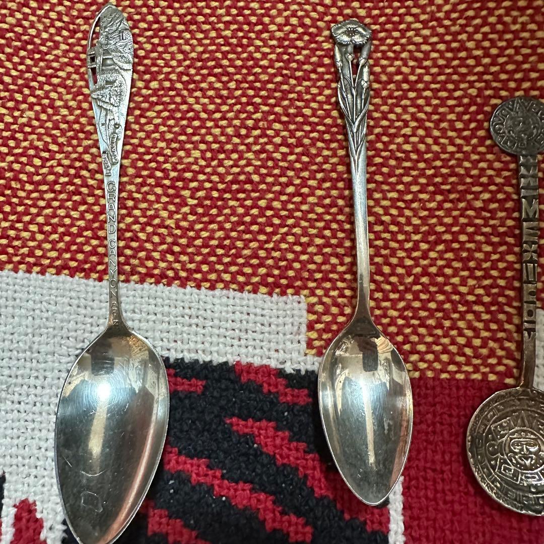 【純銀】スターリングシルバー スーベニアスプーン セット まとめ売り 銀製