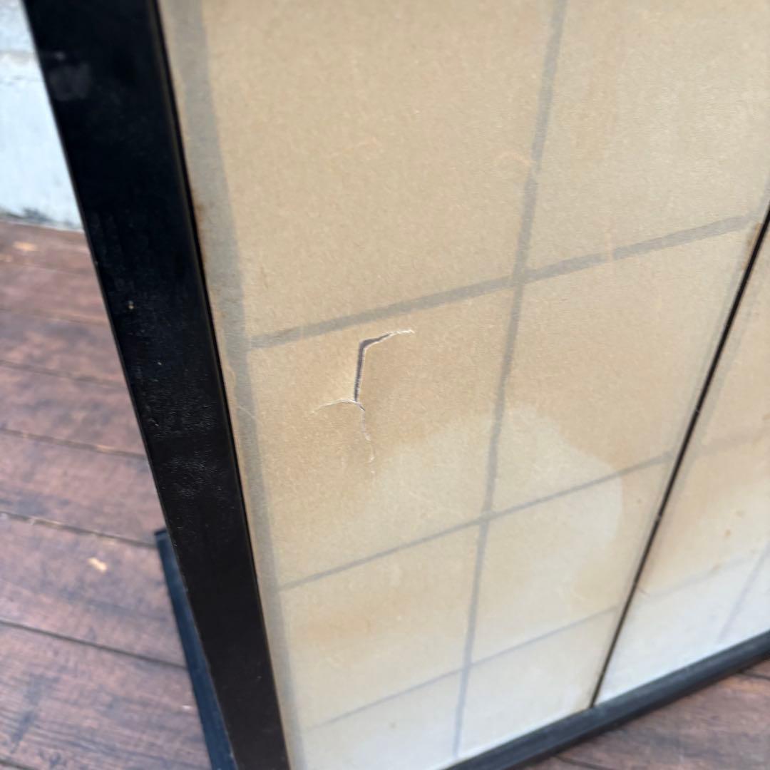 C壁 昭和レトロ 木製 茶箪笥 茶棚 ガラス戸 飾り棚 サイドボード 古家具