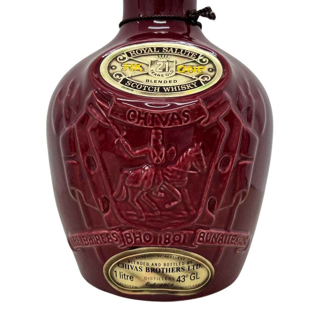 ロイヤルサルート 21年 赤 スコッチ ウイスキー 1L 1000ml 43％