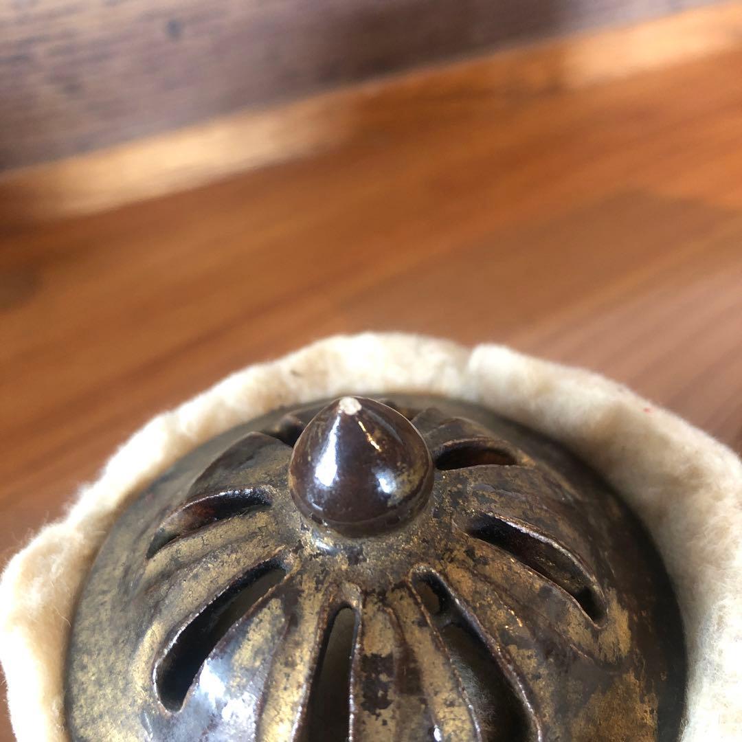 稀少な浦野乾哉(六世乾山)作色絵柄香炉共箱入