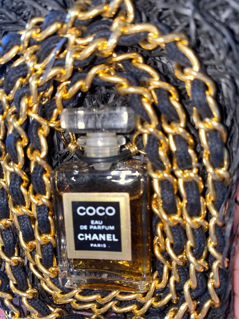 ココシャネル　ヴィンテージ　香水瓶　ネックレス　香水ミニボトル　CHANEL