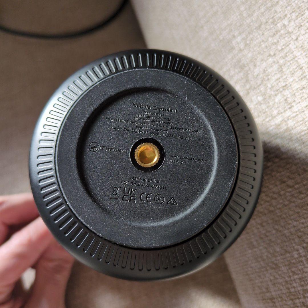 【美品】【箱、リモコン無し】NEBULA Capsule II プロジェクター