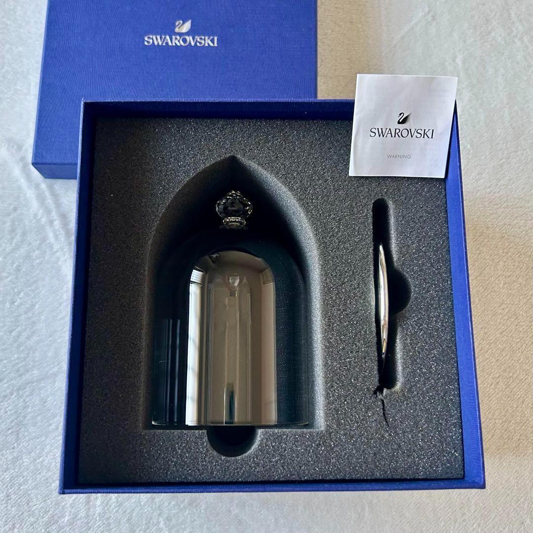 【2点おまとめ】チョコママ様　スワロフスキー　ガラス鐘、フラワーベース