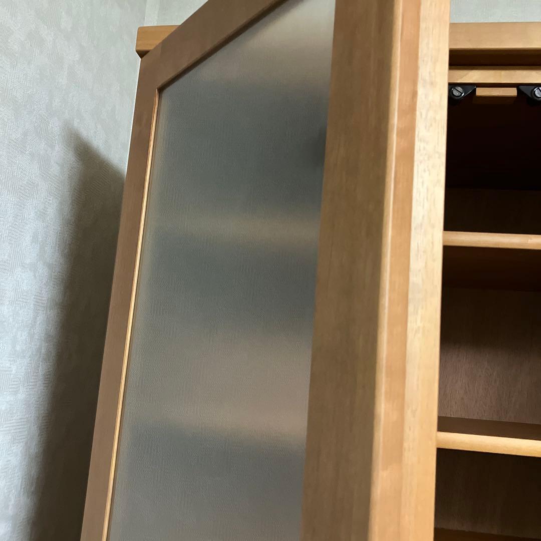 天然木使用　国産　食器棚