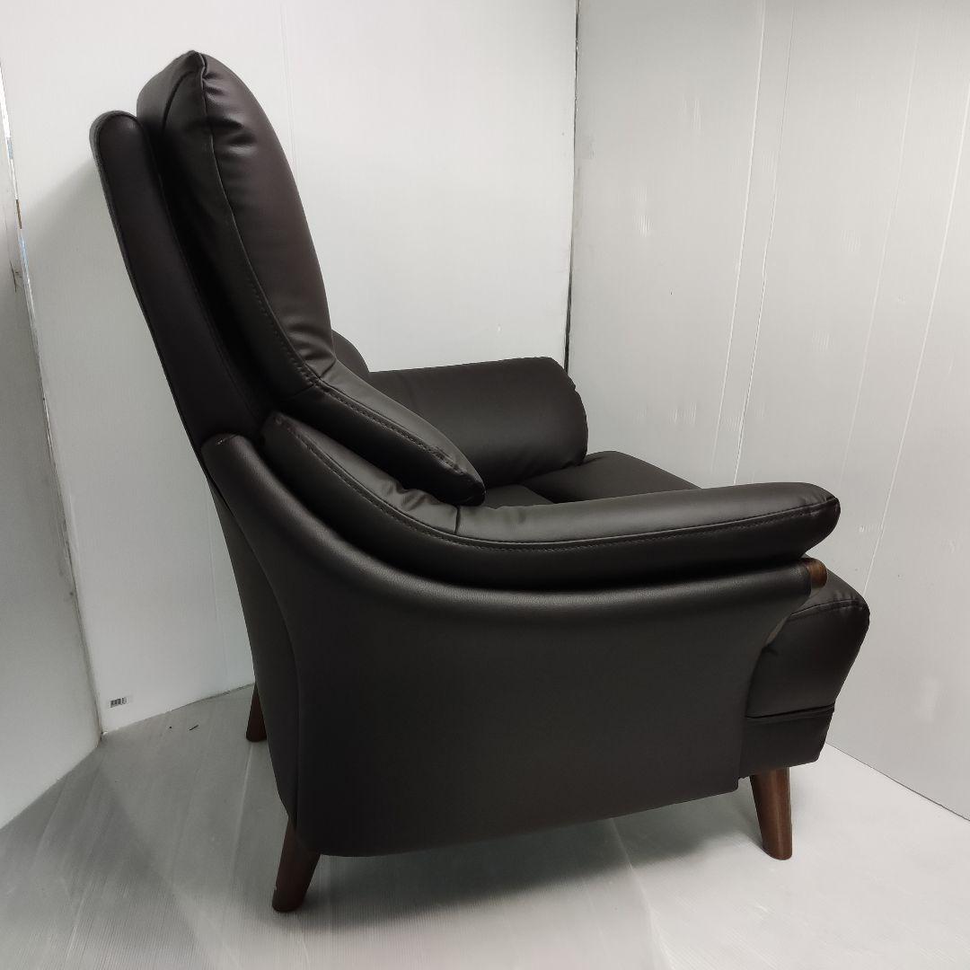 数日セール【美品】コウテイ3 ニトリ 合成皮革 1人用ソファ