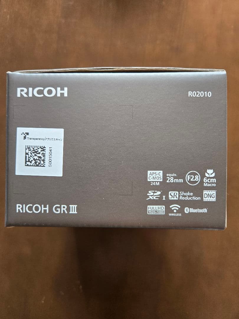 【新品未使用品】　RICOH GR III
