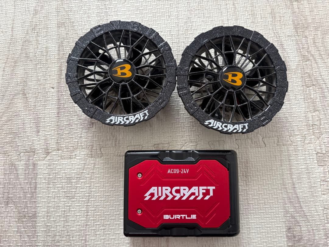 バートル　AIRCRAFT 空調服用ファンバッテリーセット ACD09-24V