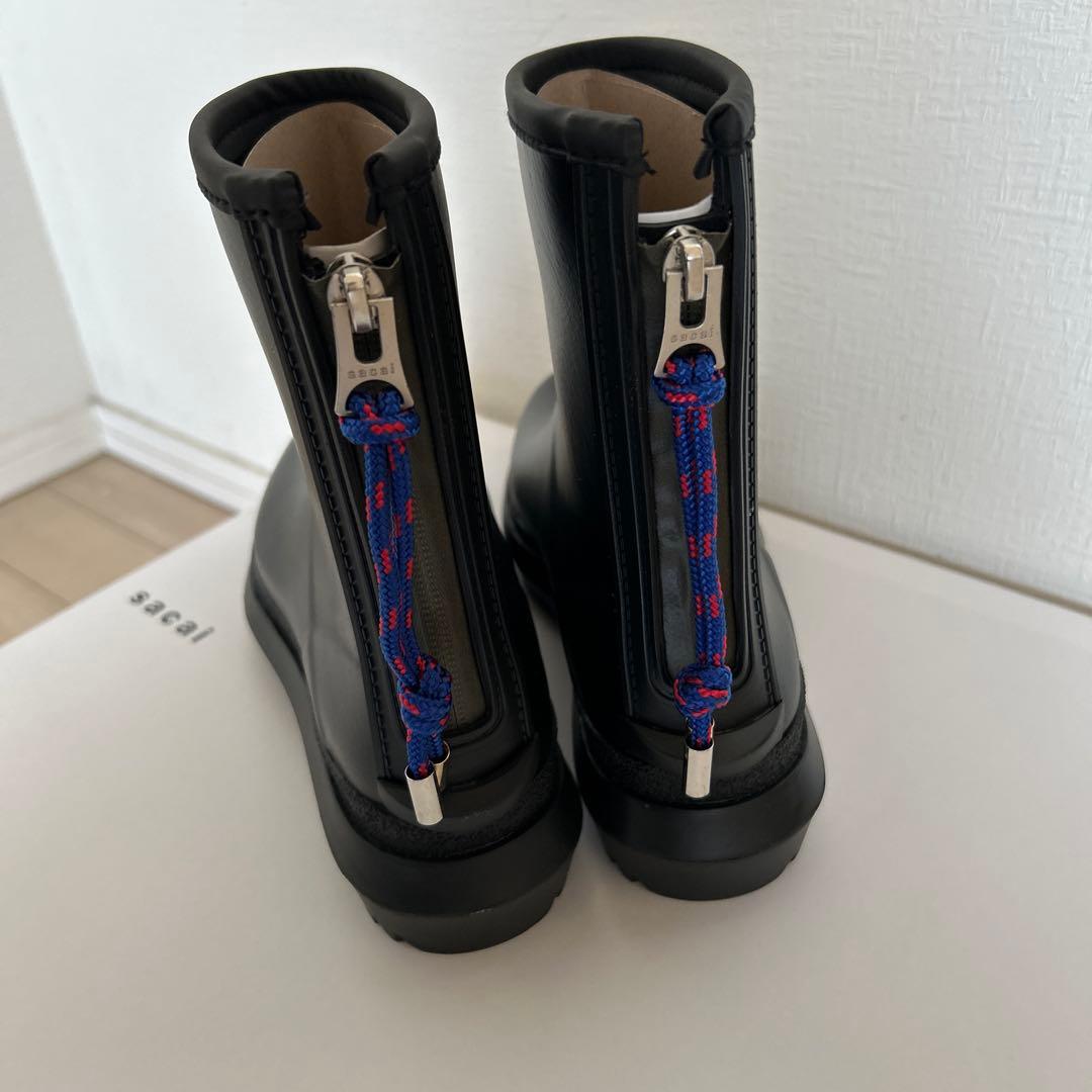 【新品】sacai レインブーツ　Ｓサイズ