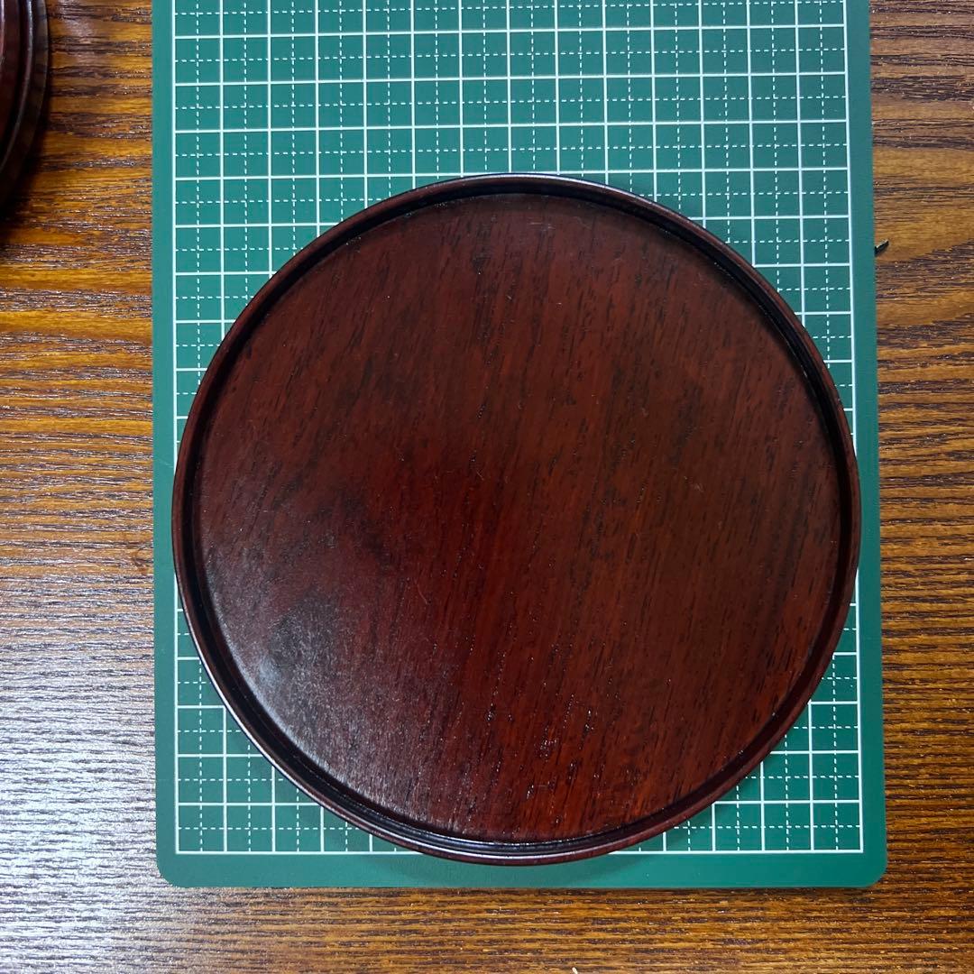 ◆希少◆ 紫檀 菓子皿 6枚セット ❸