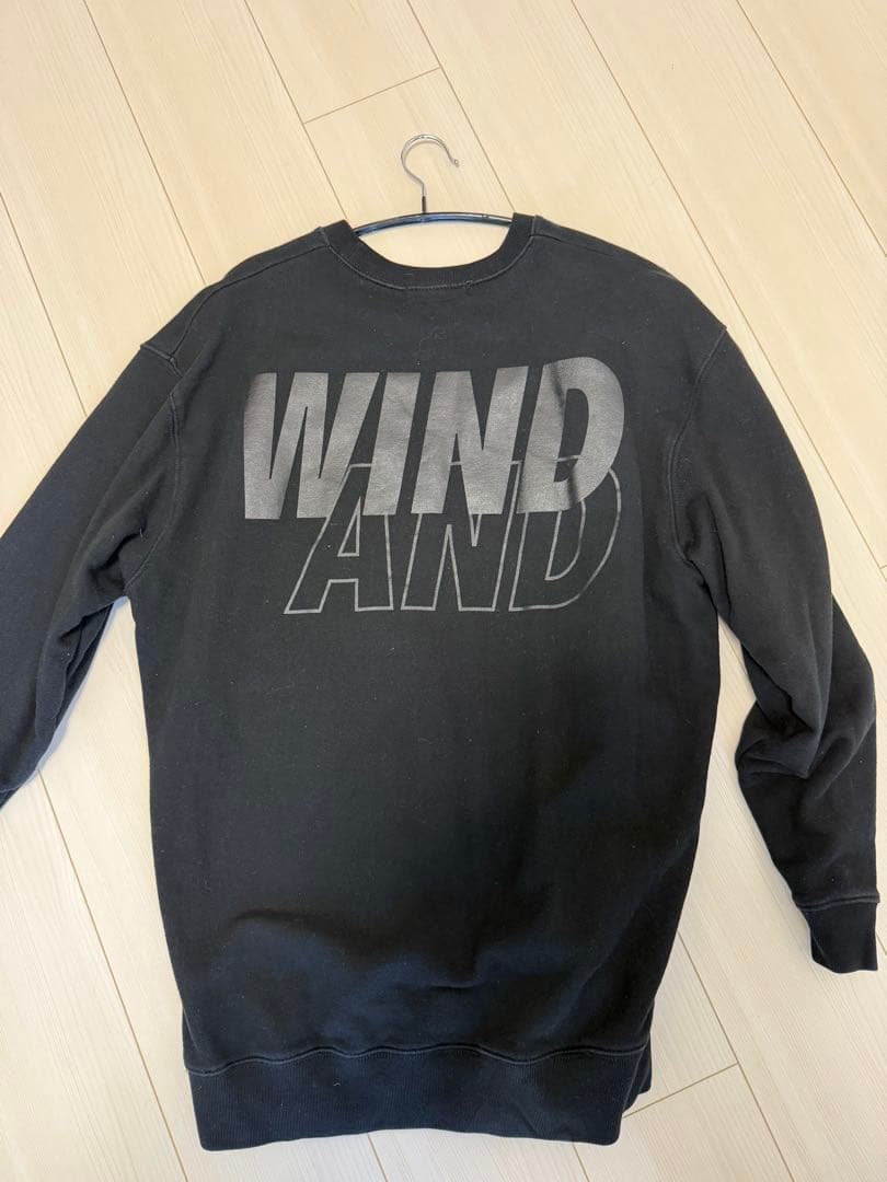 WIND AND SEA ブラック スウェット
