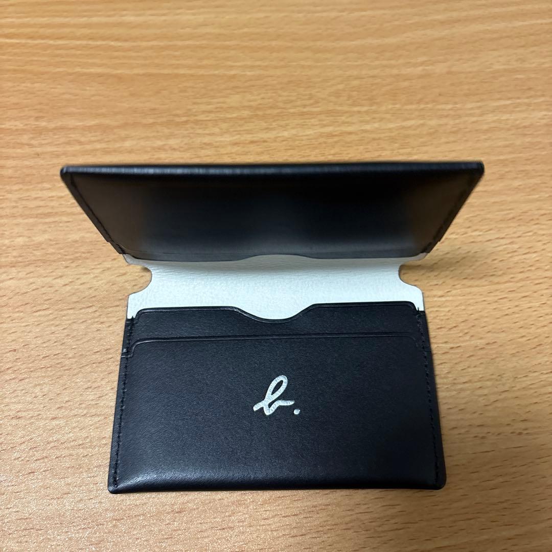 agnes b/アニエスベー 名刺入れ カードケース ブラック