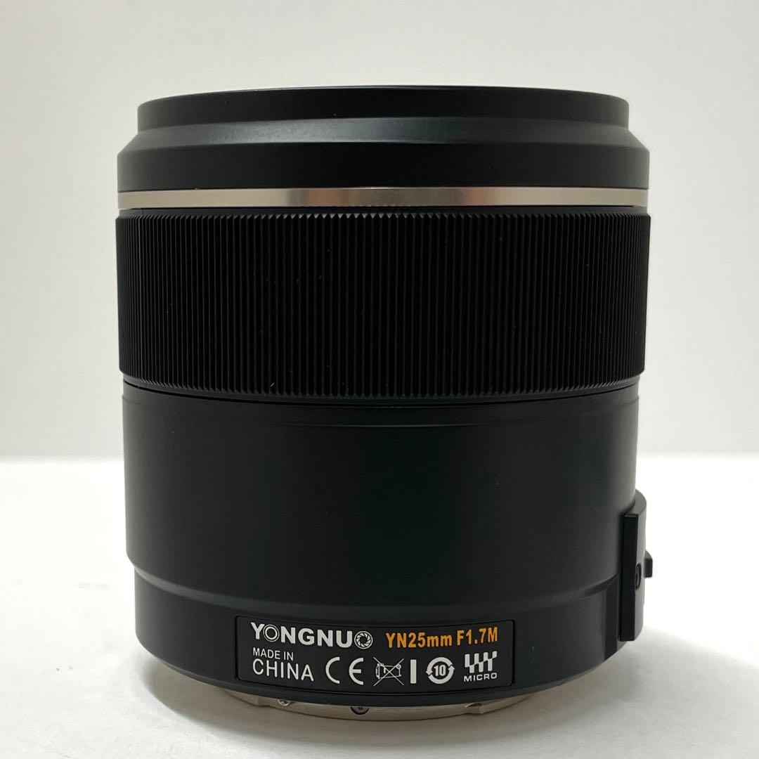 YONGNUO YN25mm F1.7M 焦点レンズ