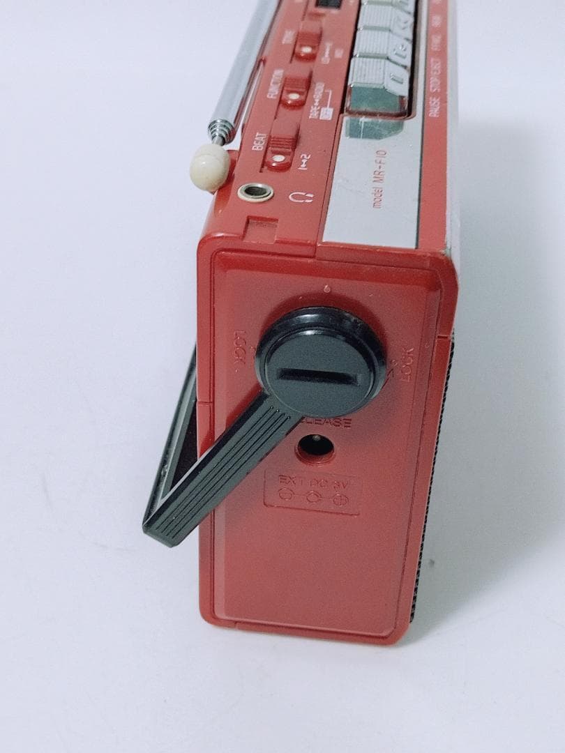 希少カラー SANYO ラジカセ MR-F10 ラジオ　カセットレコーダー