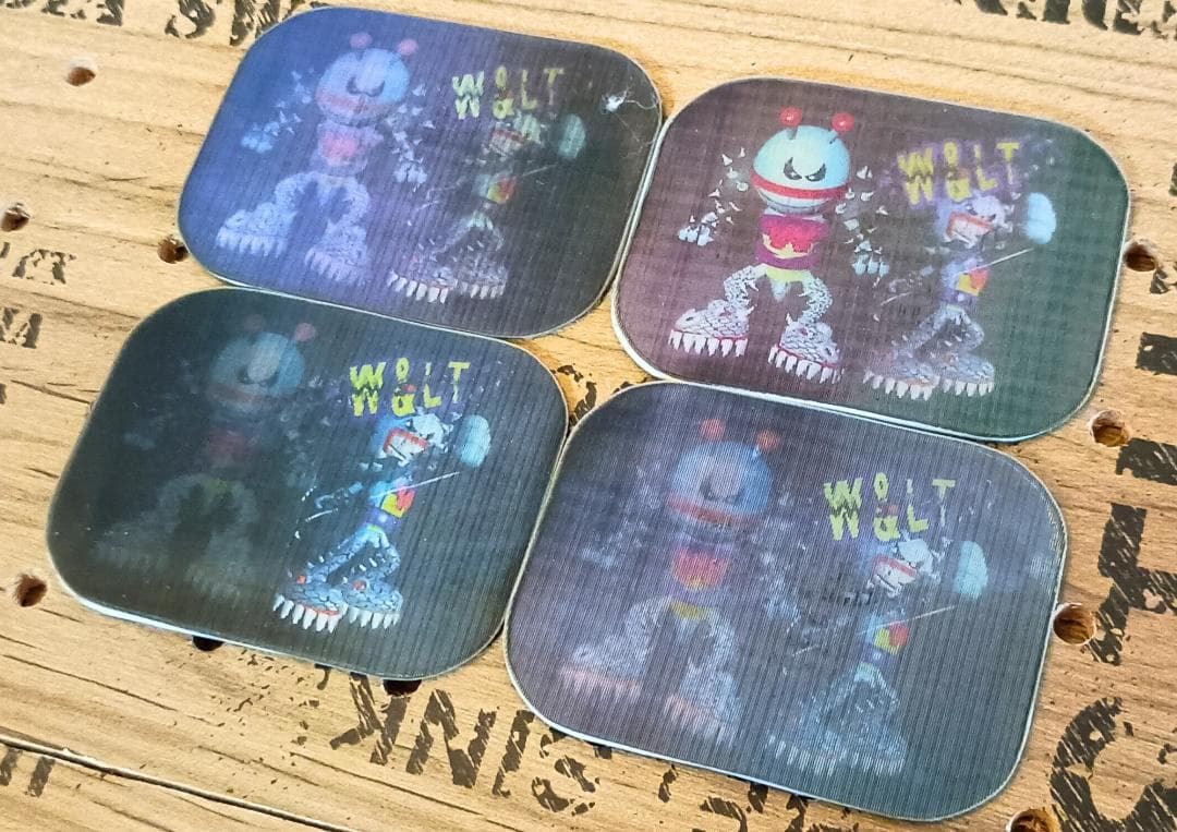 W.&L.T. ノベルティ 4点セット キーホルダー ステッカー パクパクくん