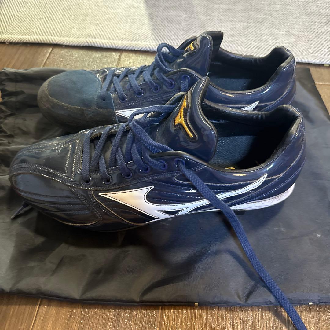 ミズノプロ　オーダースパイク ネイビー　ミズノ　MIZUNO 野球　スパイク