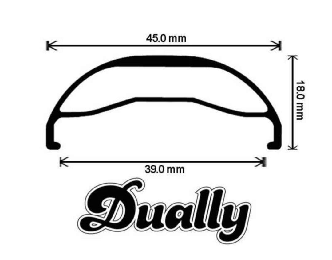 ☆VELOCITY Dually リム 27.5/32H