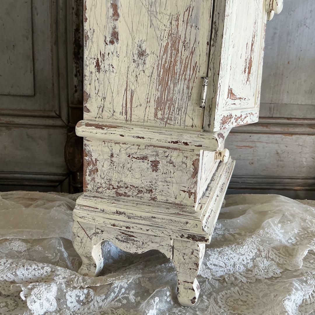 フランスアンティーク　ドール用　ドロワー　チェスト　ワードローブ　ジュエリー