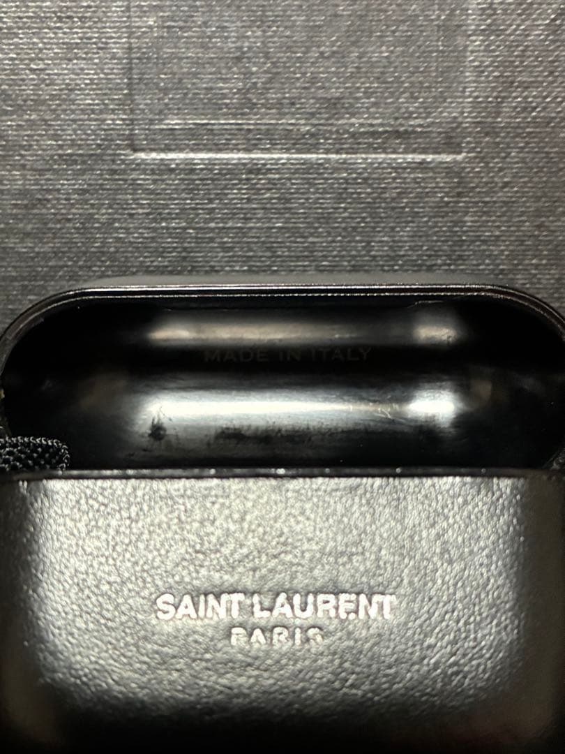 【寿司打】SAINT LAURENT イヤホンケース ブラック