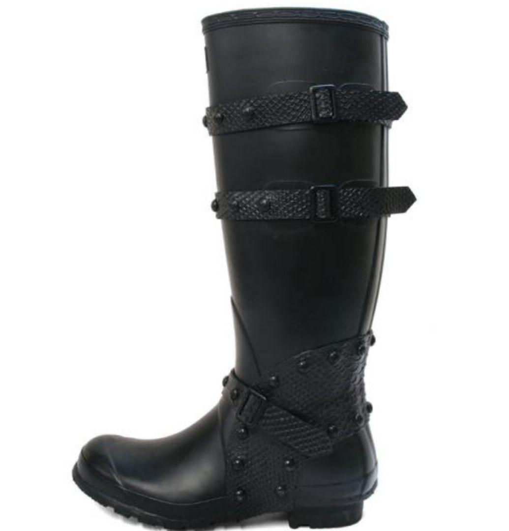 【最終値下げ】最終値下げ HUNTER レインブーツ ロング ブーツ レア