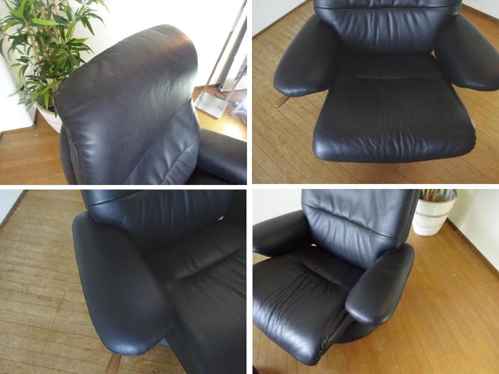 karimoku/カリモク　ディレトーレ　リクライニングチェア＆オットマン　美品