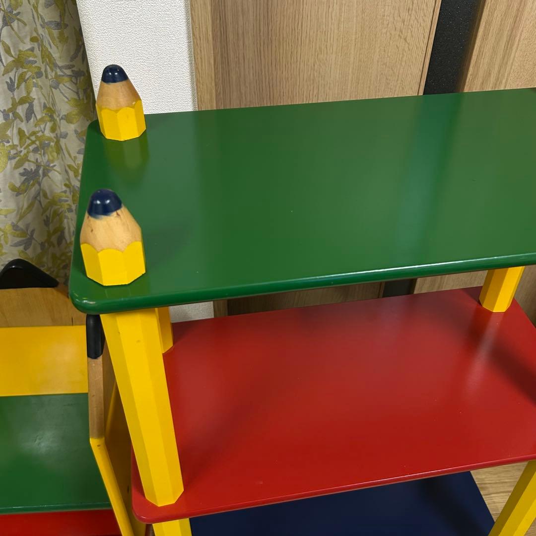 ピエール・サラ風　ペンシルシェルフ　2個セット　鉛筆　子供部屋　キッズスペース