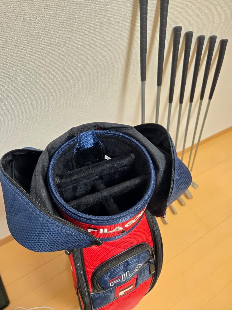 FILA ゴルフバッグ・クラブ初心者用セット