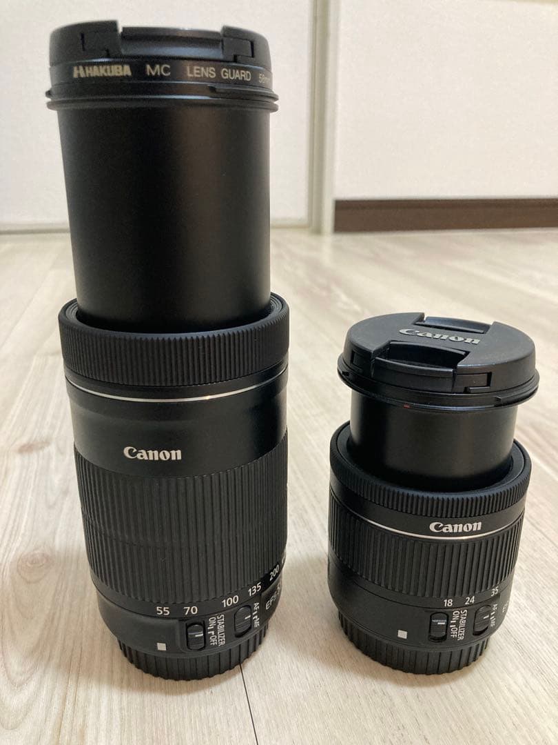 18-55mm f4-5.6 55-250mm キャノンEFマウント