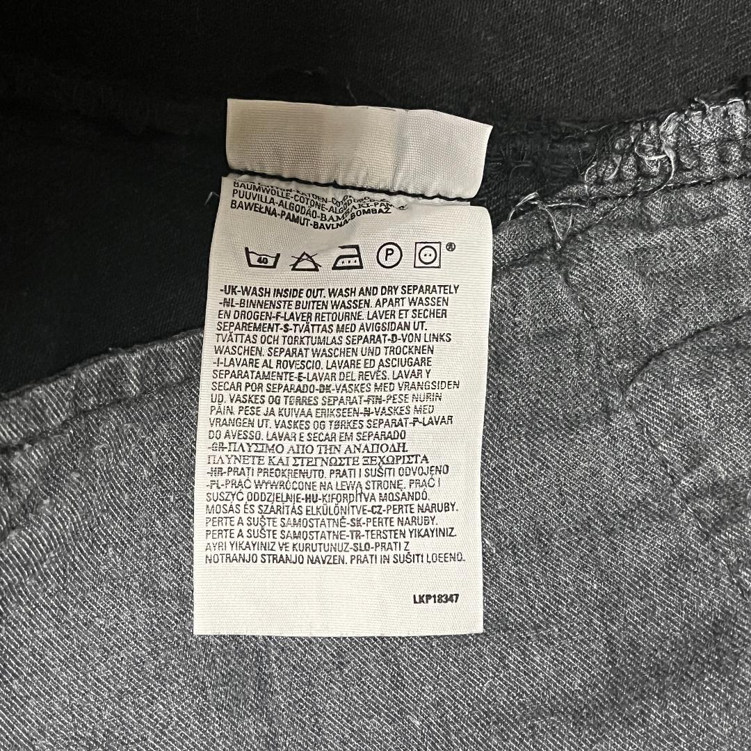 90's 英国製 Levi's ユーロリーバイス 501 後染め 黒 W34