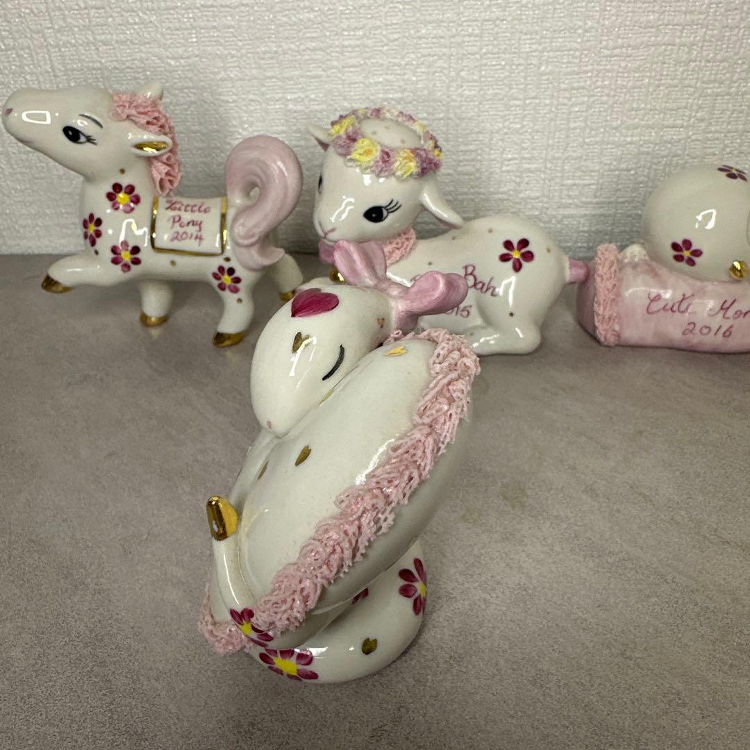 アイリッシュドレスデン 干支　5体セット