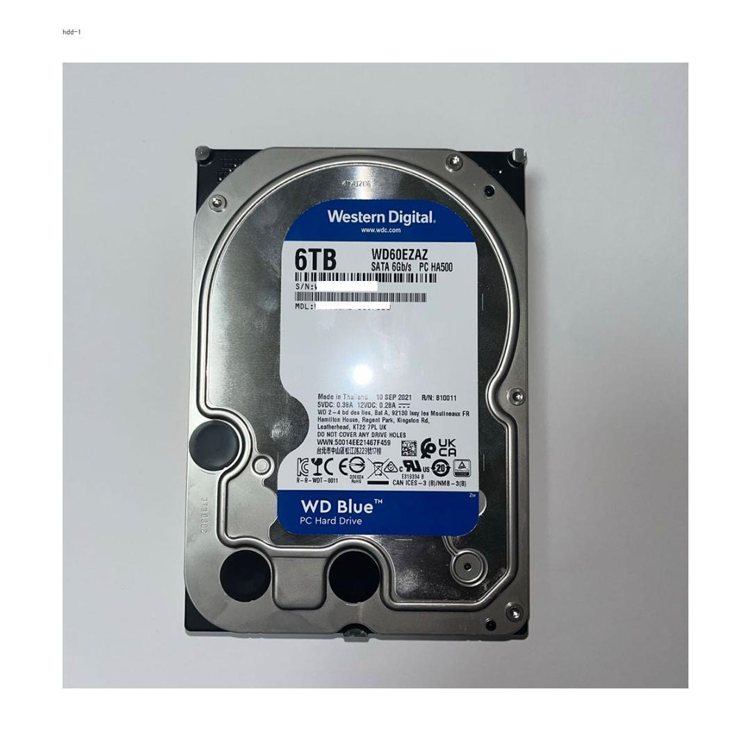 WD Blue 6TB HDD WD60EZAZ 27,395時間利用
