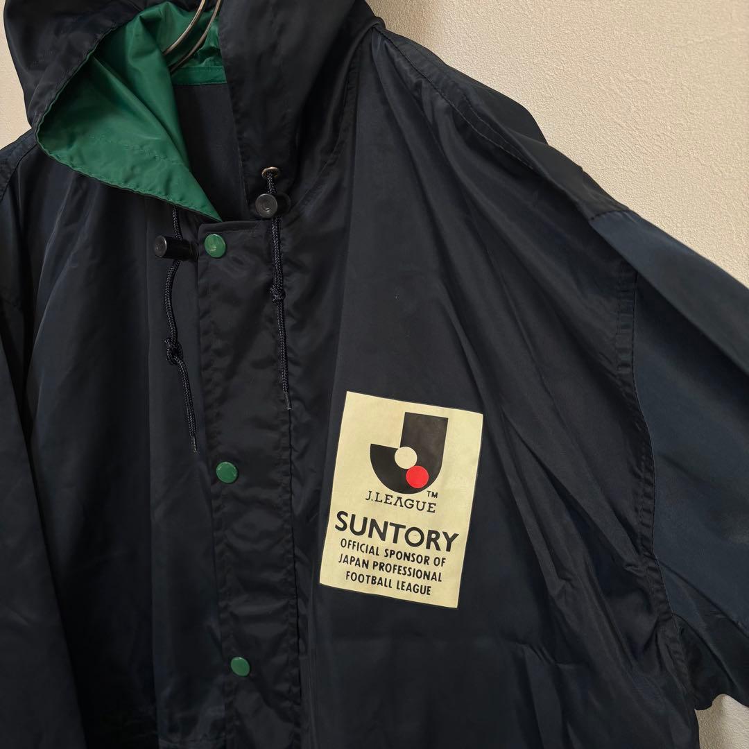 濃紺 緑ベンチコート 清水エスパルス S-PULSE パーカー フリーサイズ