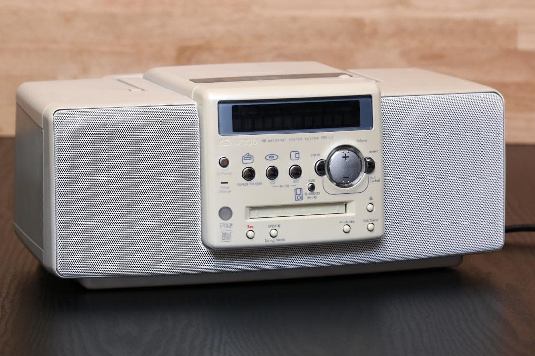 KENWOOD MDX-L1 CD/MD/TUNER コンポ ラジカセ 美品　白