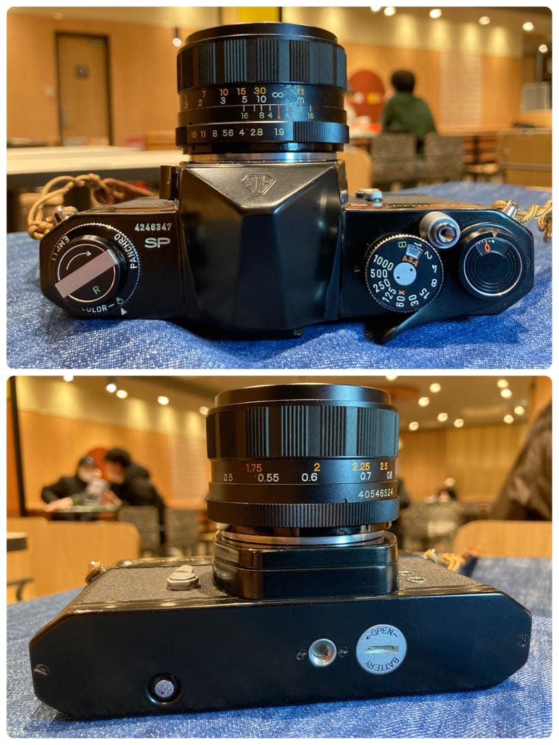 ヤシカyashinon ds f1.9+pentax sp 完動品＊美品