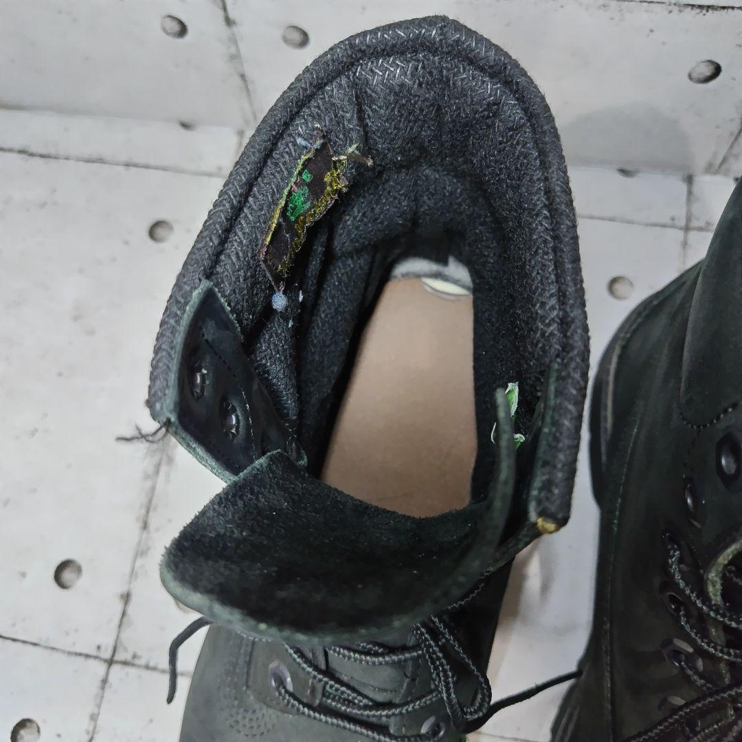 ティンバーランド 10042 6インチブーツ 黒 ブラック ヌバック 8W