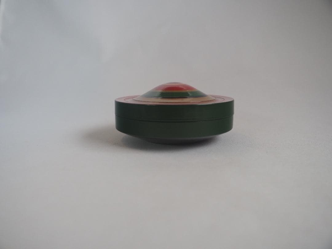 5代川端近左造『独楽塗香合』（共箱）