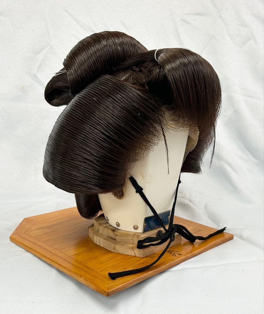 日本髪かつら　大衆演劇かつら　しげもり中サイズ　　つぶし島田