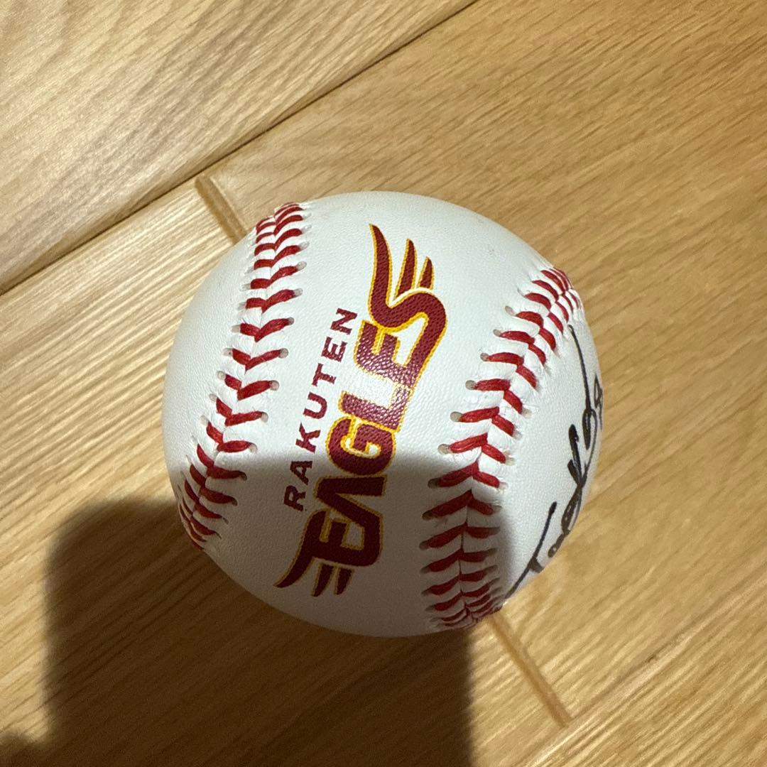 田中将大　サイン入り 野球ボール イーグルス　巨人