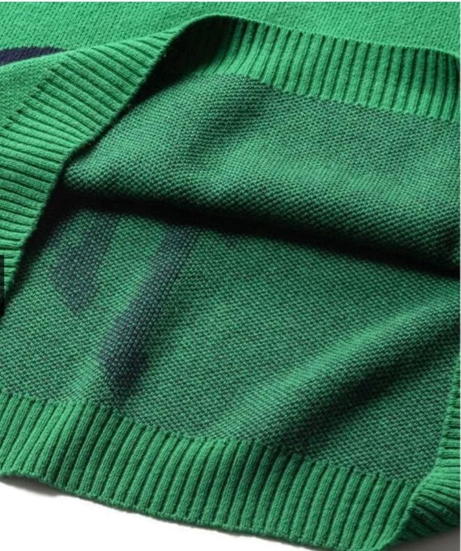 TBPR ⭐️ACID LOGO KNIT SWEATER グリーン　XLサイズ