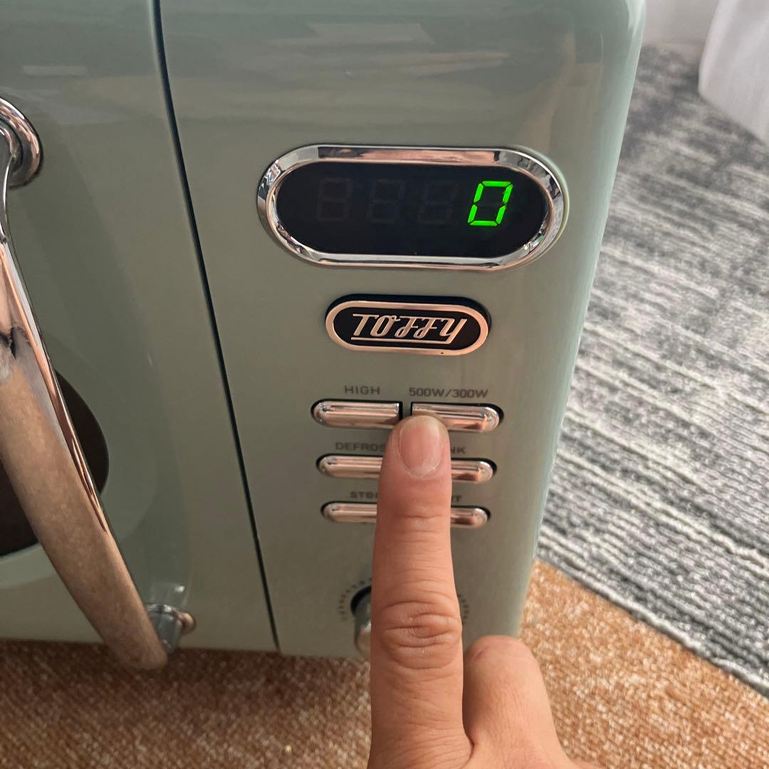 toffy LADONNA K-DR1 グリーン 電子レンジ2021年製