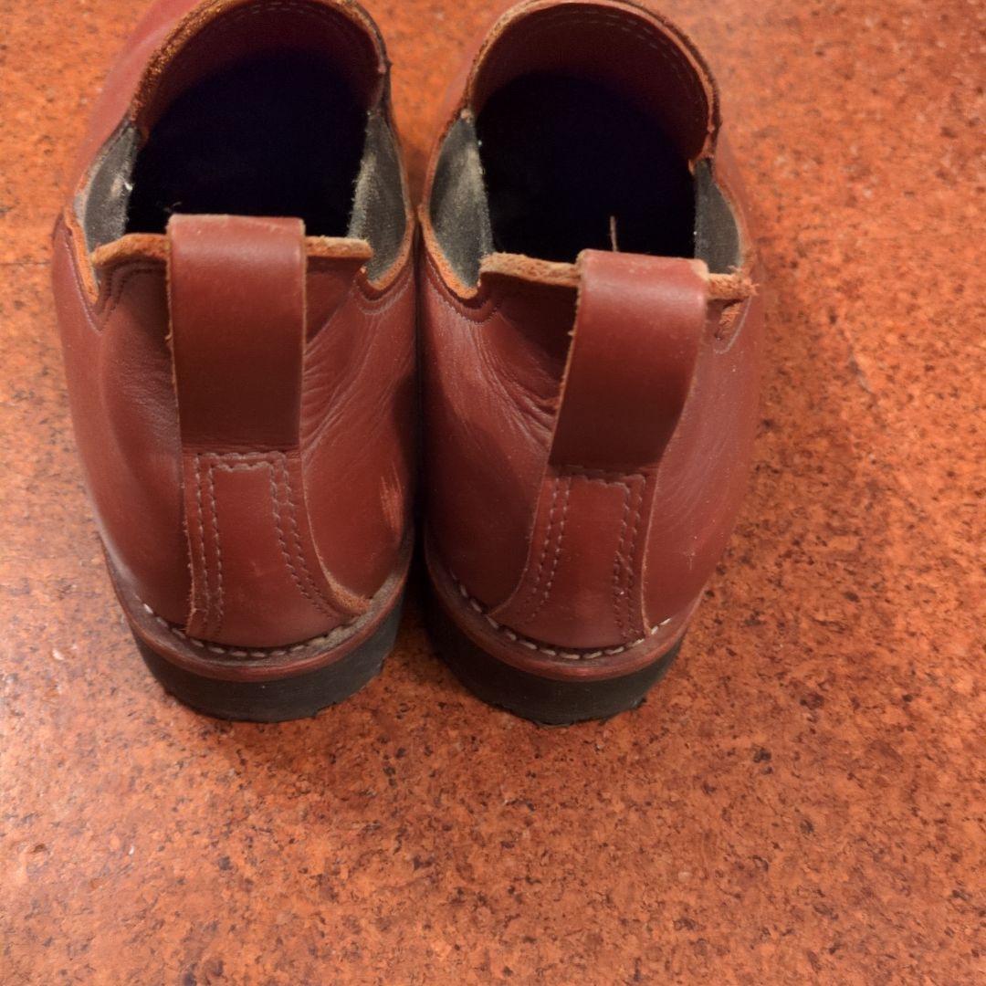 ウェスコ WESCO　ブラウン レザー スリッポンブーツ